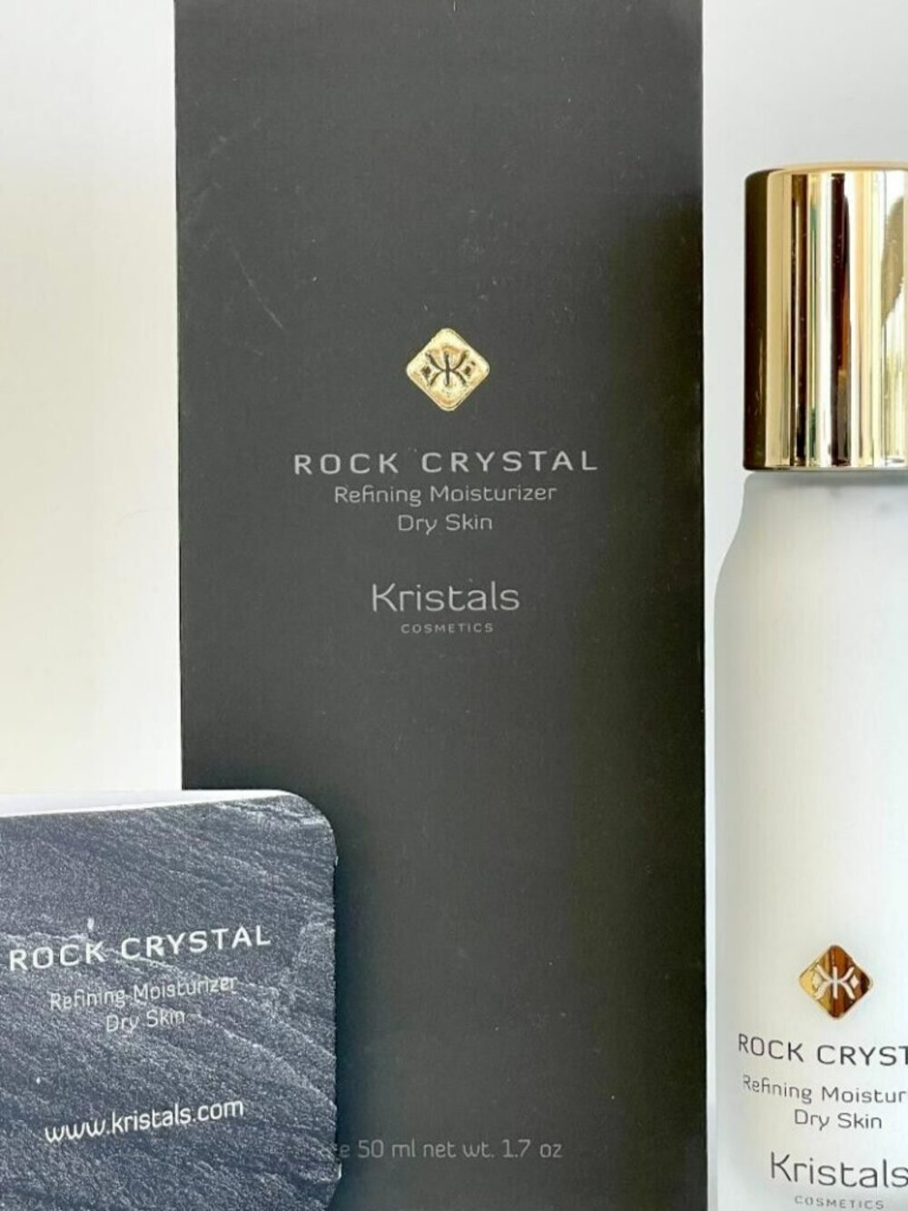 KRISTALS ROCK CRYSTAL REFINING MOISTURIZER DRY SKIN-1.7 fl oz / 50 ml-NEW-SEALED